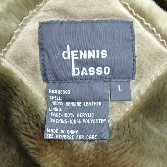 Dennis Basso Green Teddy Jacket with Plush Collar - Picture 10 of 13